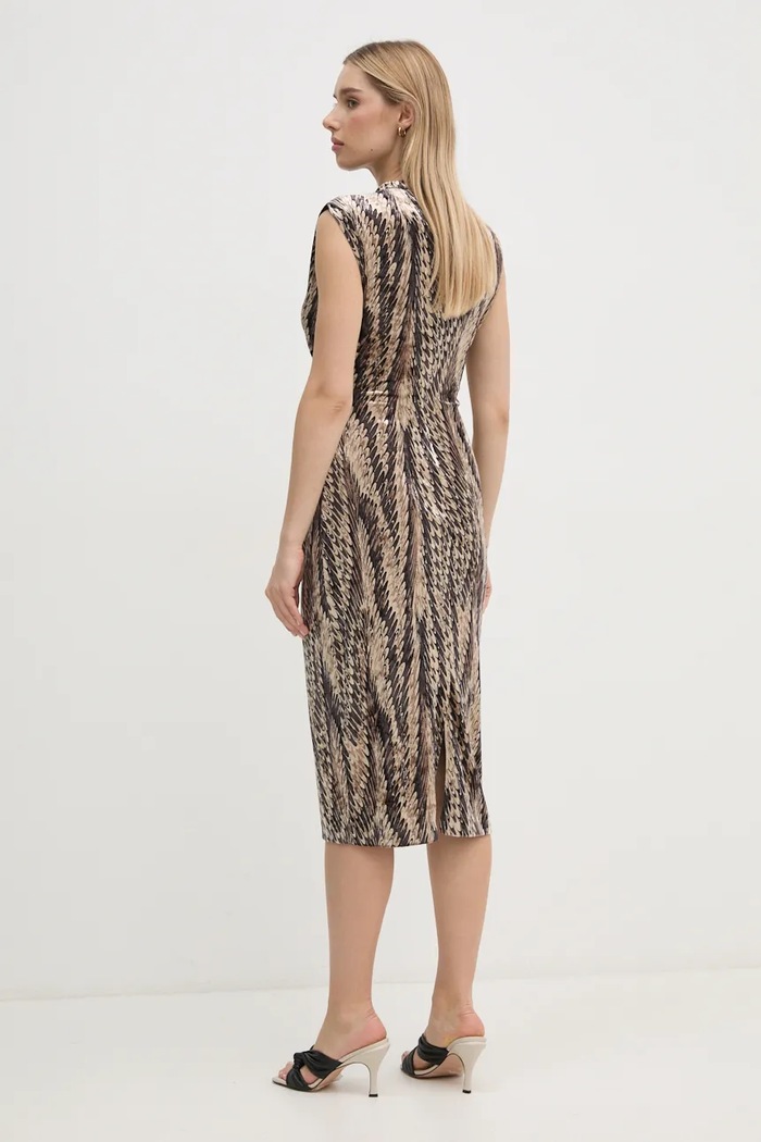Рокля DIANE VON FURSTENBERG DVFDS3S003 бежов AW24