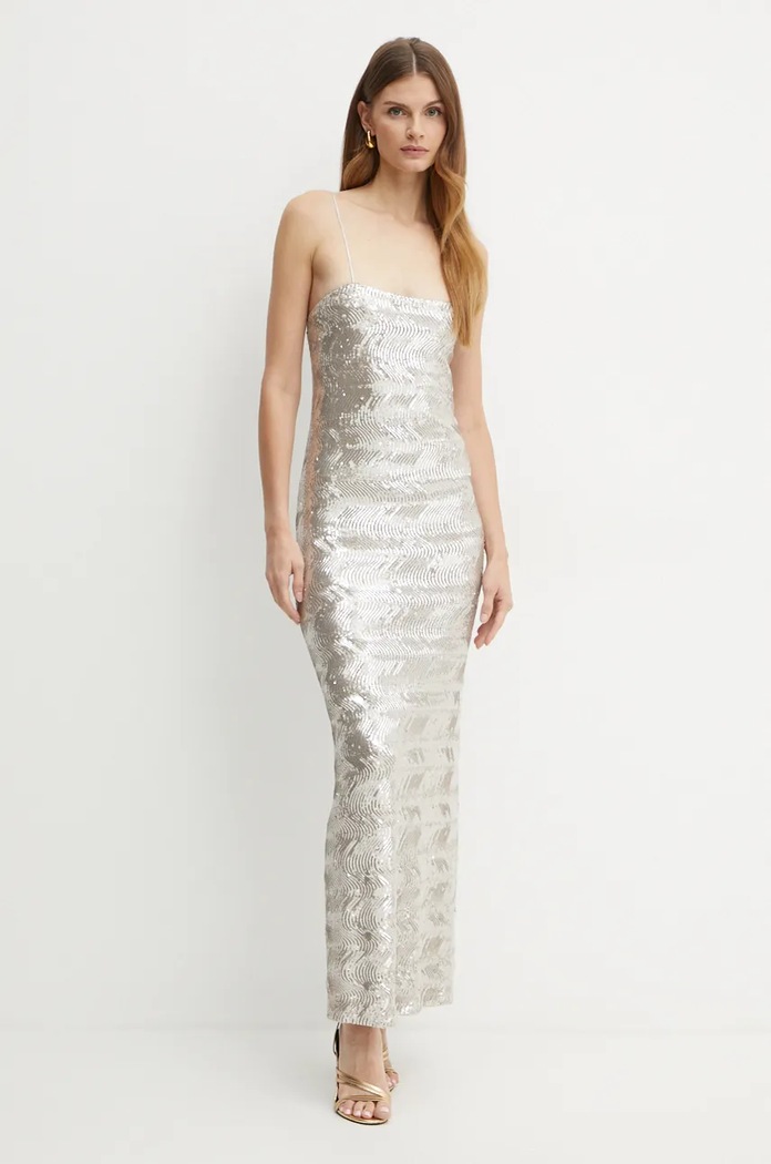 Ρούχα Φόρεμα Forte Forte 13287.mydress ασημί