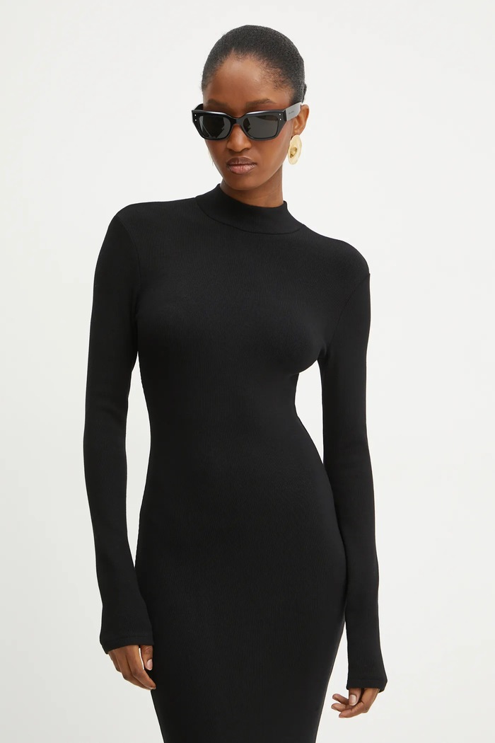 La Mania vestito FALLON nero FALLON