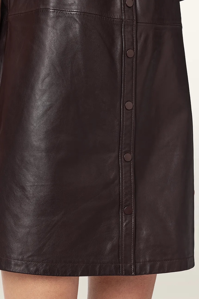 AllSaints Sukienka skórzana ROCK DRESS W287DB