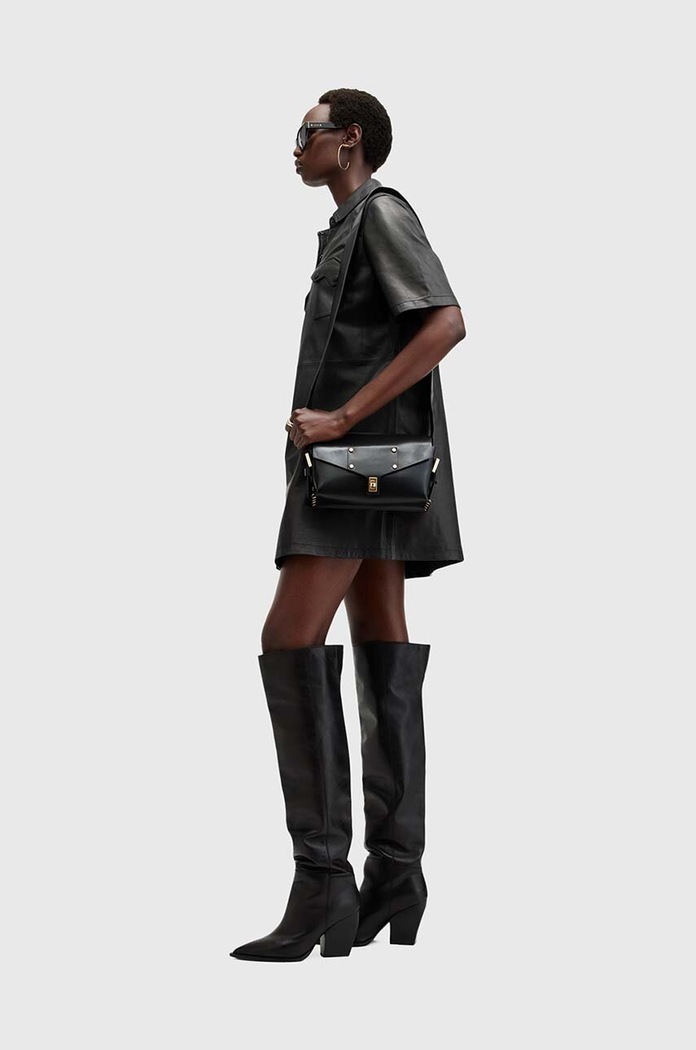 AllSaints Rochie de piele ROCK DRESS W287DB