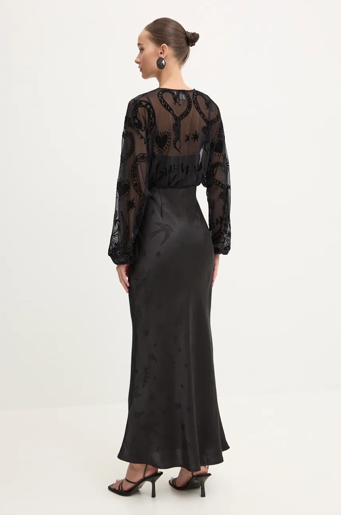 Рокля Never Fully Dressed Emma NFDDR1680 черен AW24