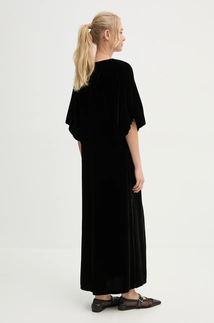 Oblečenie Šaty s prímesou hodvábu By Malene Birger ROSAE Q72634002 čierna