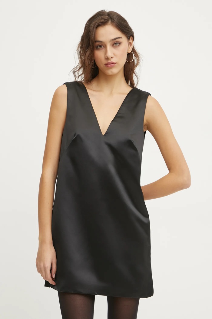 Haljina Abercrombie & Fitch KI159.5087.900 crna AW24