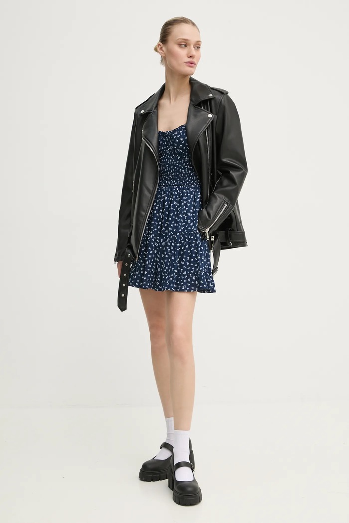 Φόρεμα Hollister Co. KI359.4295.208 σκούρο μπλε AW24
