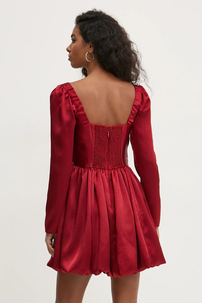 Дрехи Рокля Abercrombie & Fitch KI159.5085.501 червен