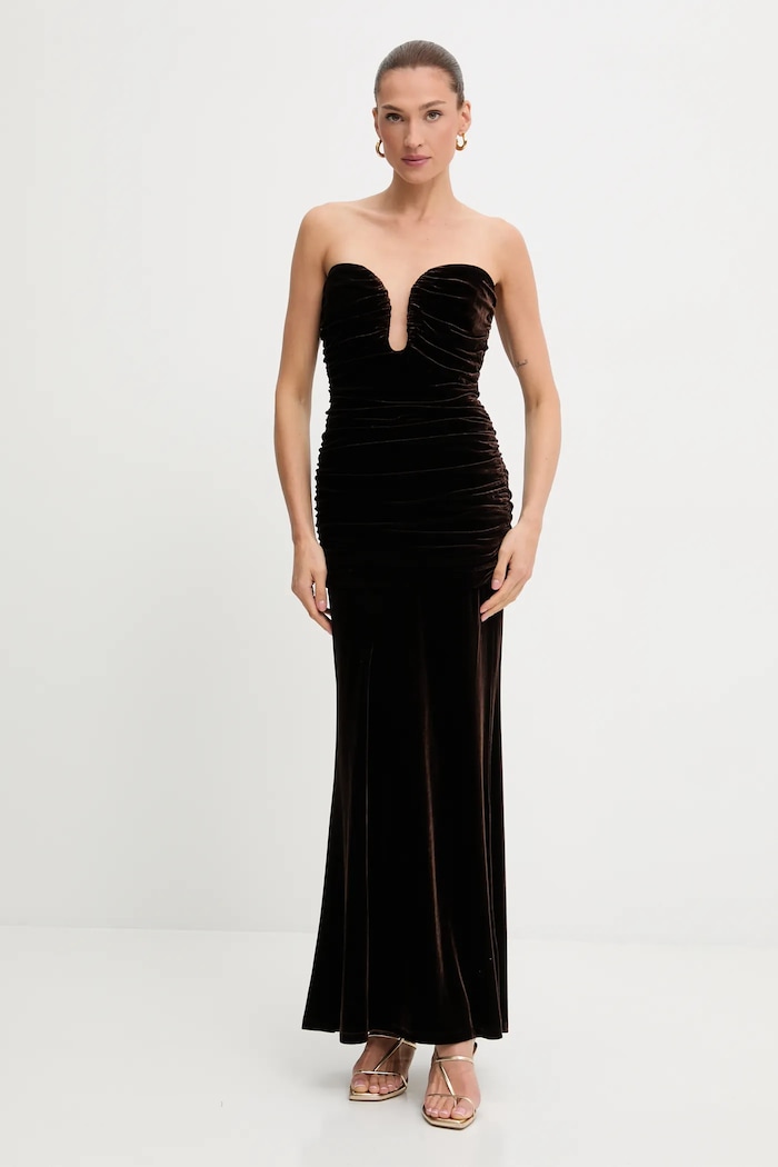 Рокля Bardot ELVIRA 59692DB кафяв AW25