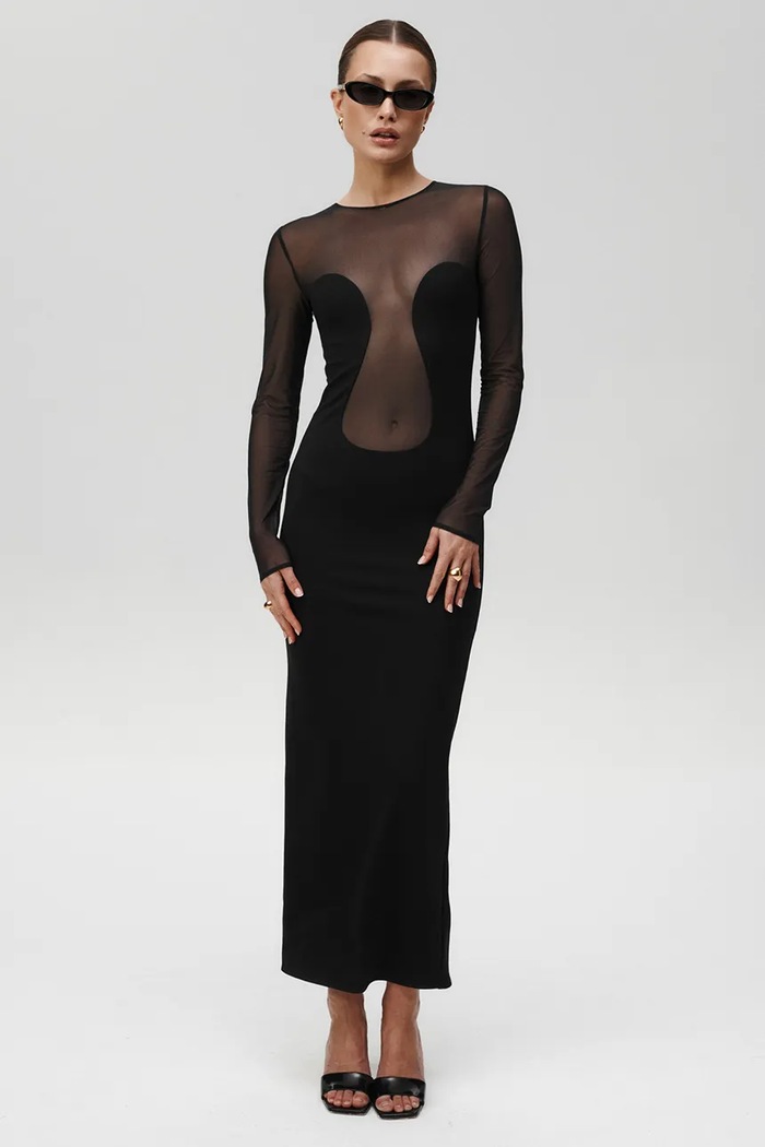 Odzież Undress Code Sukienka Sleek Silhouette Dress 731UC czarny