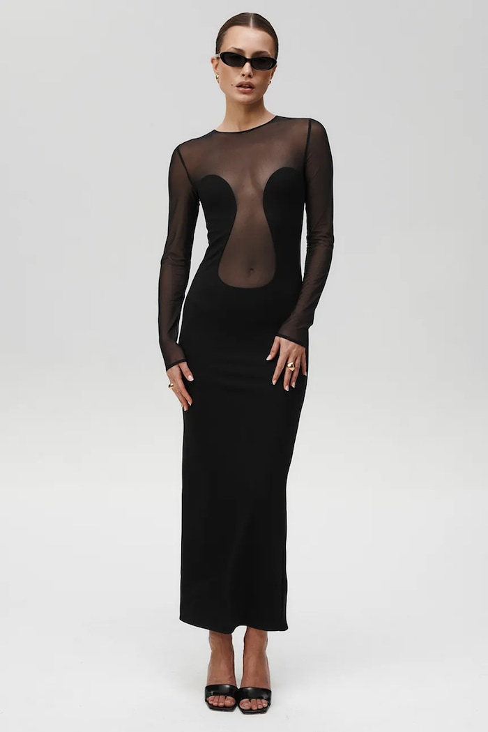 Odzież Undress Code Sukienka Sleek Silhouette Dress 731UC czarny