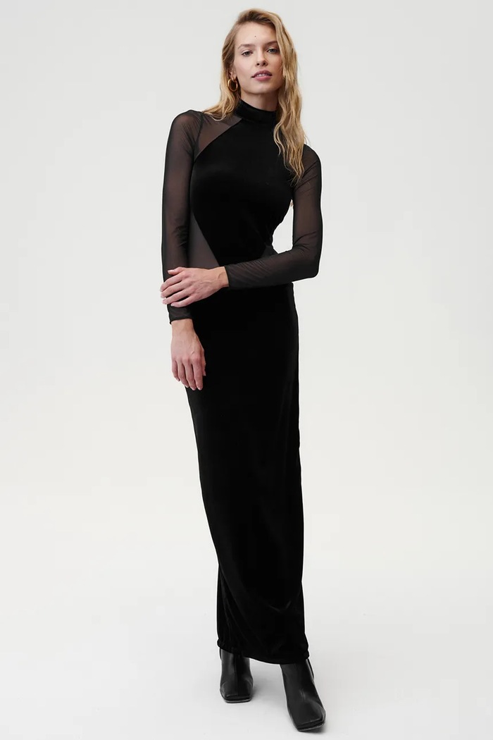 Šaty Undress Code Stargirl Dress maxi černá 742
