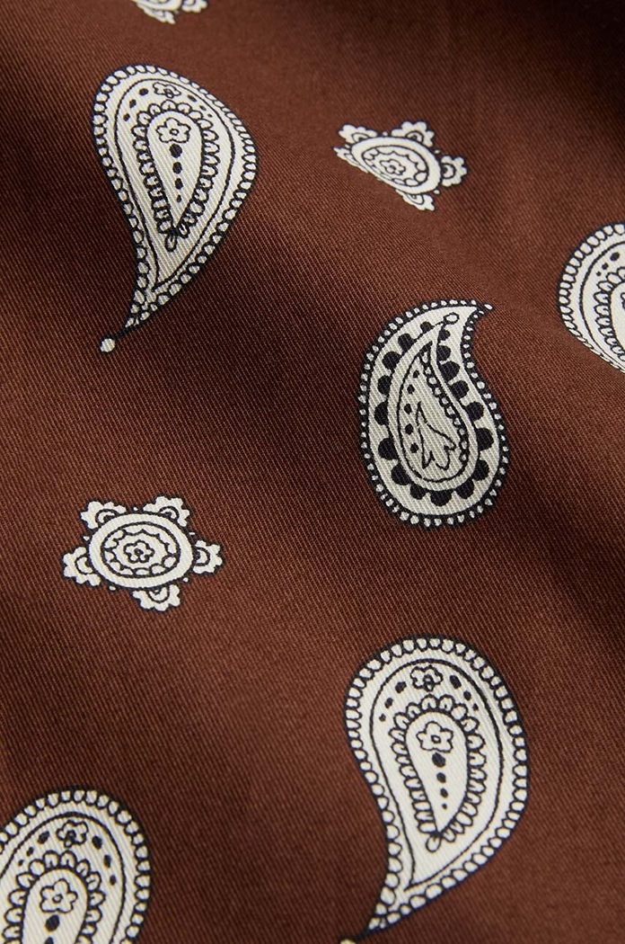 Otroška bombažna obleka Mini Rodini Paisley 2475010016 rjava