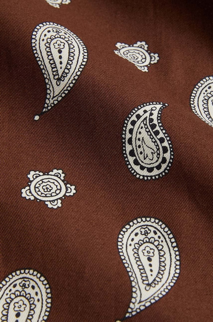 Otroška bombažna obleka Mini Rodini Paisley 2475010016 rjava