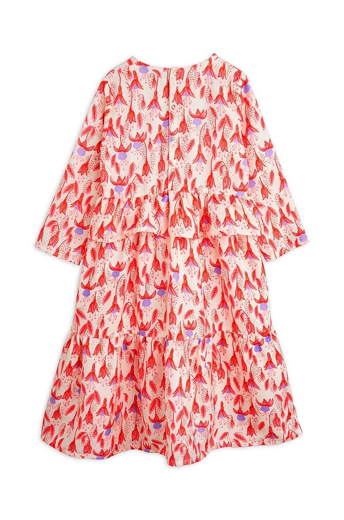 Dziewczynka Mini Rodini sukienka dziecięca Fuchsia 2475010242 różowy