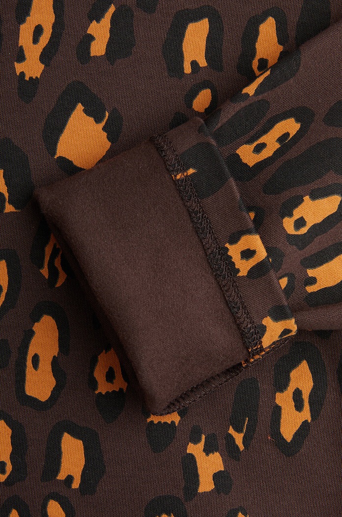 Dívčí šaty Mini Rodini Leopard Mini Rodini 2475010516 hnědá
