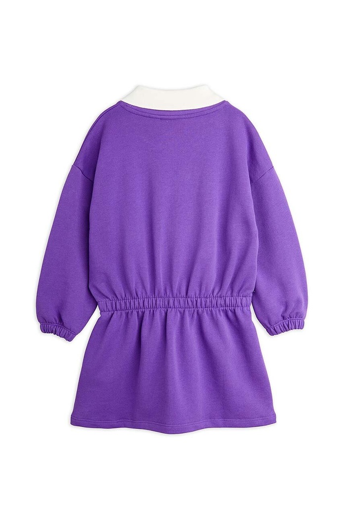 Fete Mini Rodini rochie din bumbac pentru copii 2475010645 violet