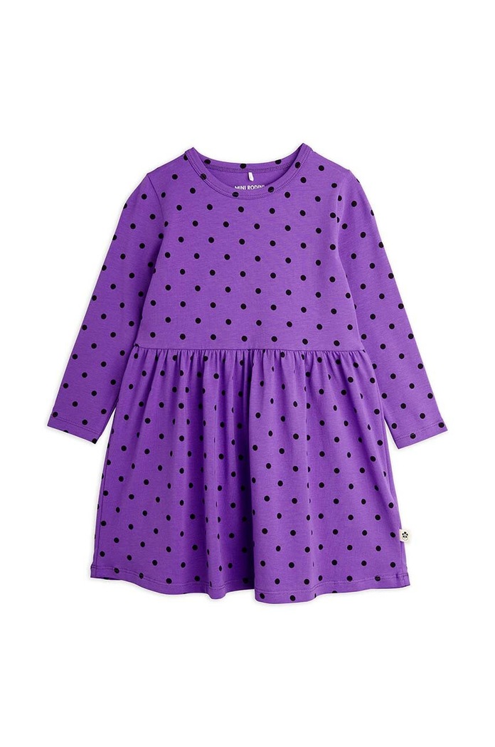 Dívčí šaty Mini Rodini mini fialová 2475011145