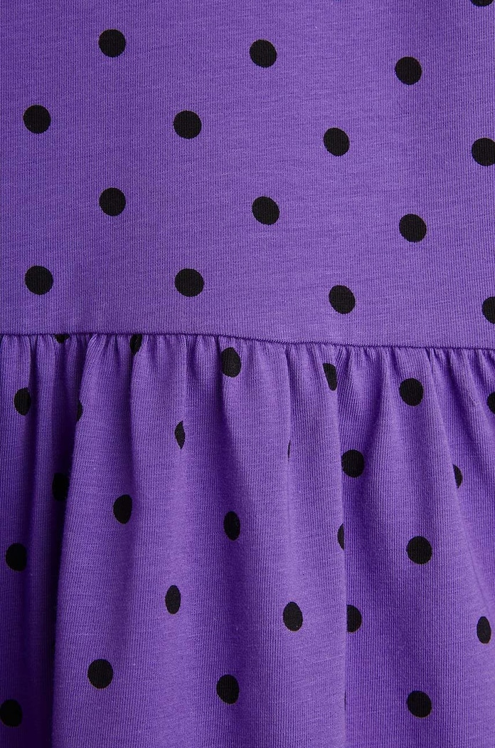 Dívčí šaty Mini Rodini fialová 2475011145