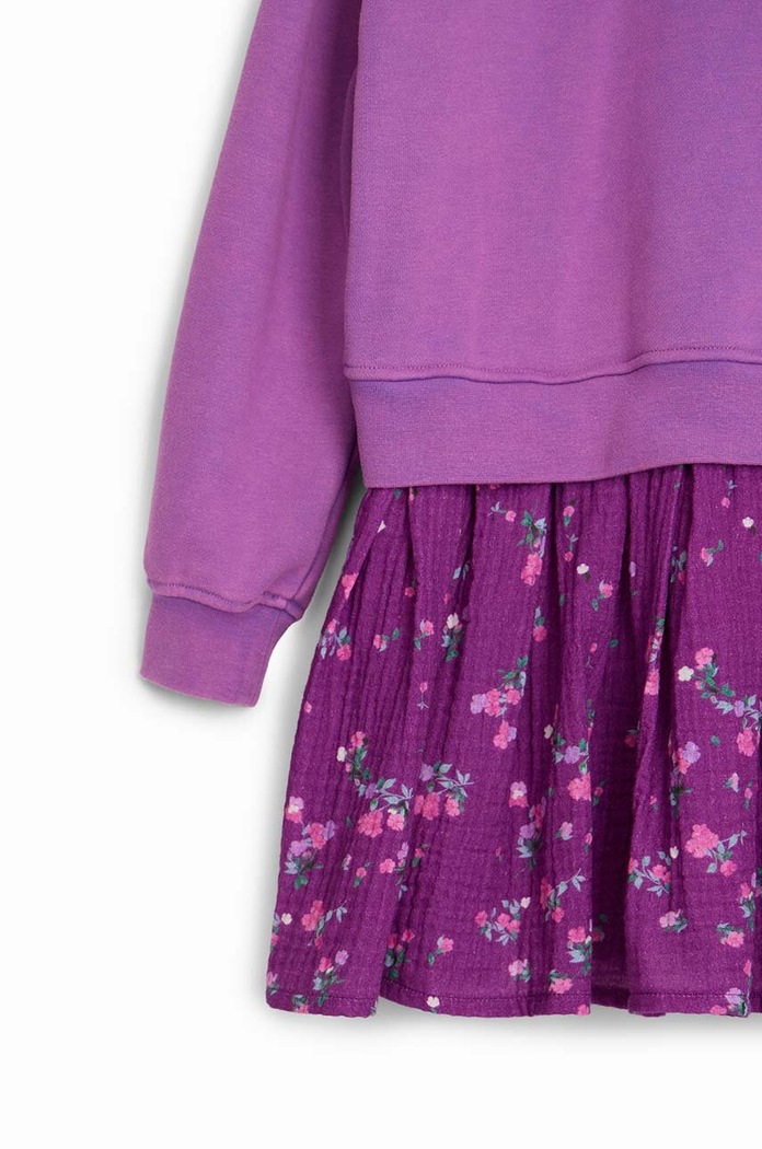 Desigual sukienka dziecięca fioletowy 24WGVK10