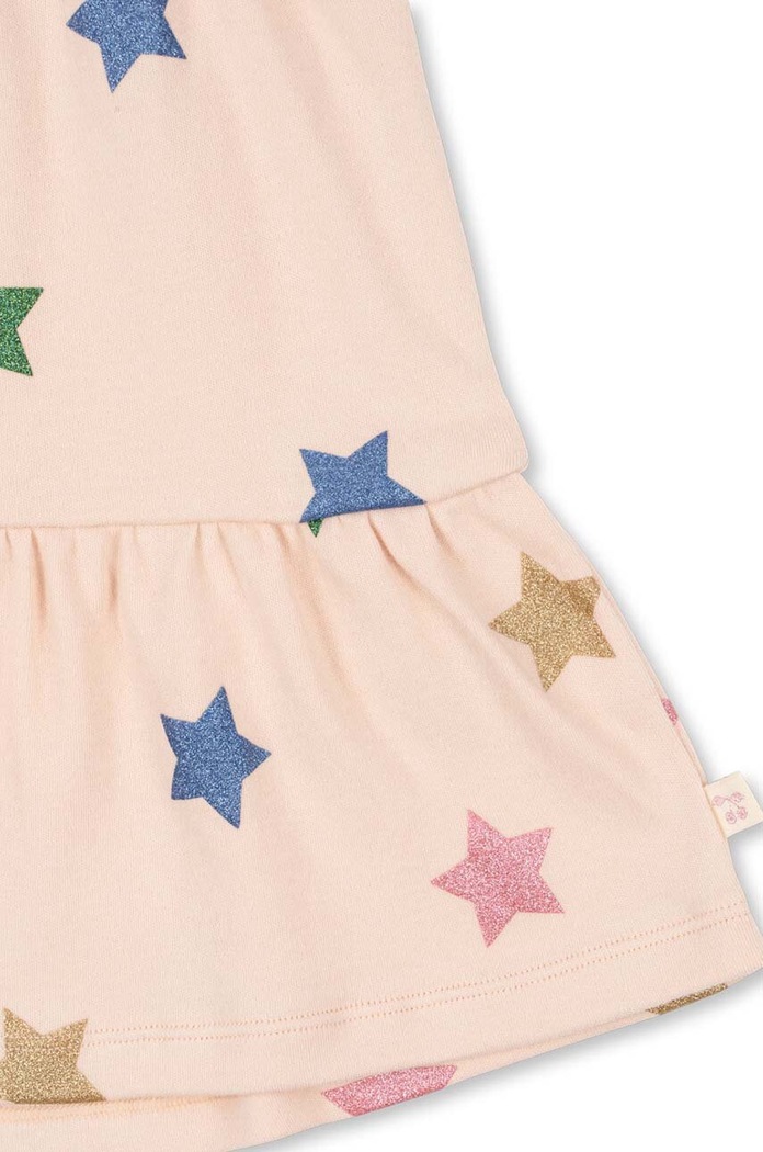 Konges Sløjd Rochie din bumbac pentru copii MALLI GLITTER DRESS GOTS KS101594