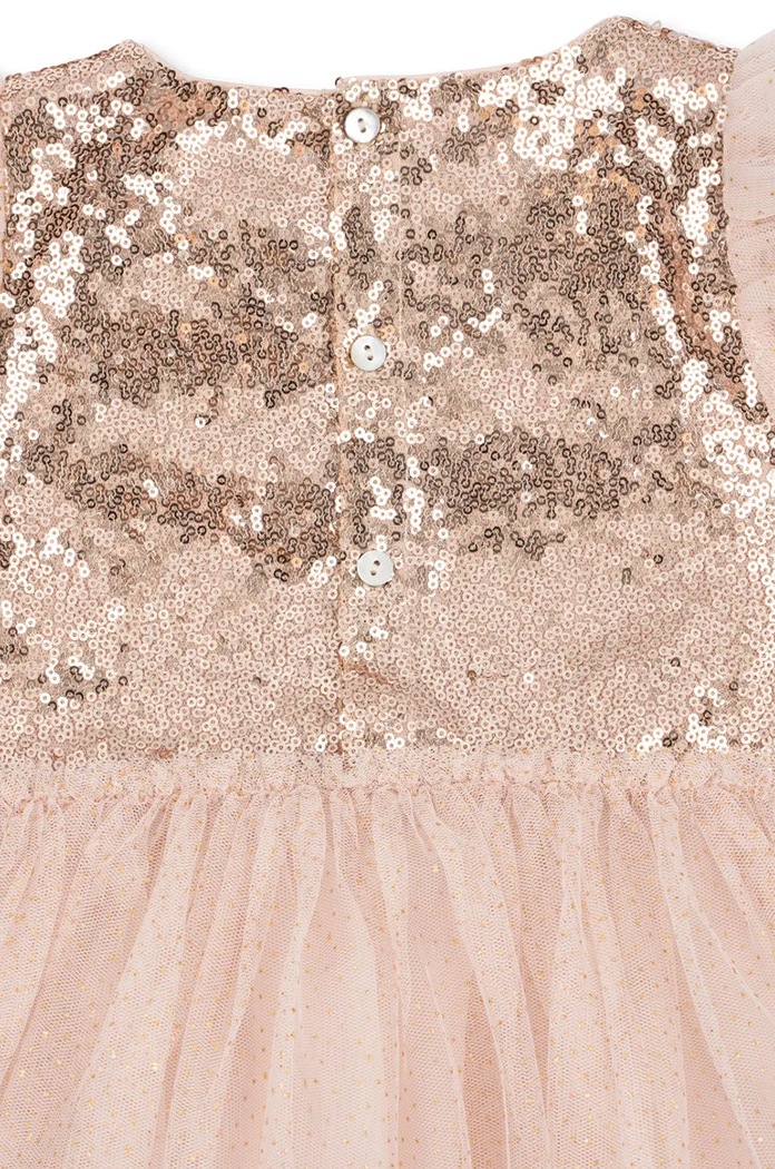 Παιδικό φόρεμα Konges Sløjd MEI DRESS μπεζ KS101598