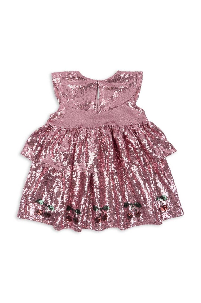 Детска рокля Konges Sløjd STARLA SEQUIN DRESS KS101689 розов AW24