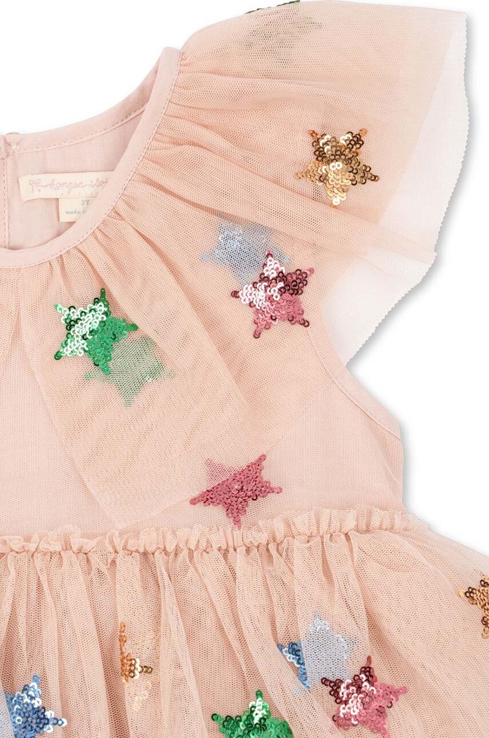 Dívčí šaty Konges Sløjd YVONNE FAIRY DRESS KS101758 béžová