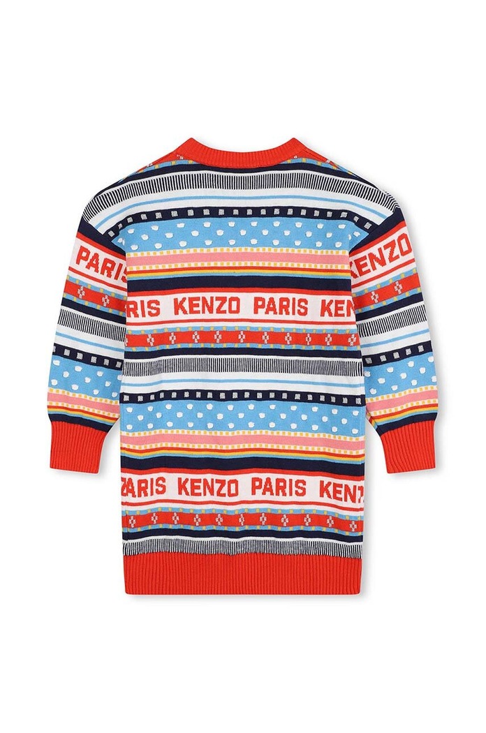 Момиче Детска рокля Kenzo Kids K60686. многоцветен