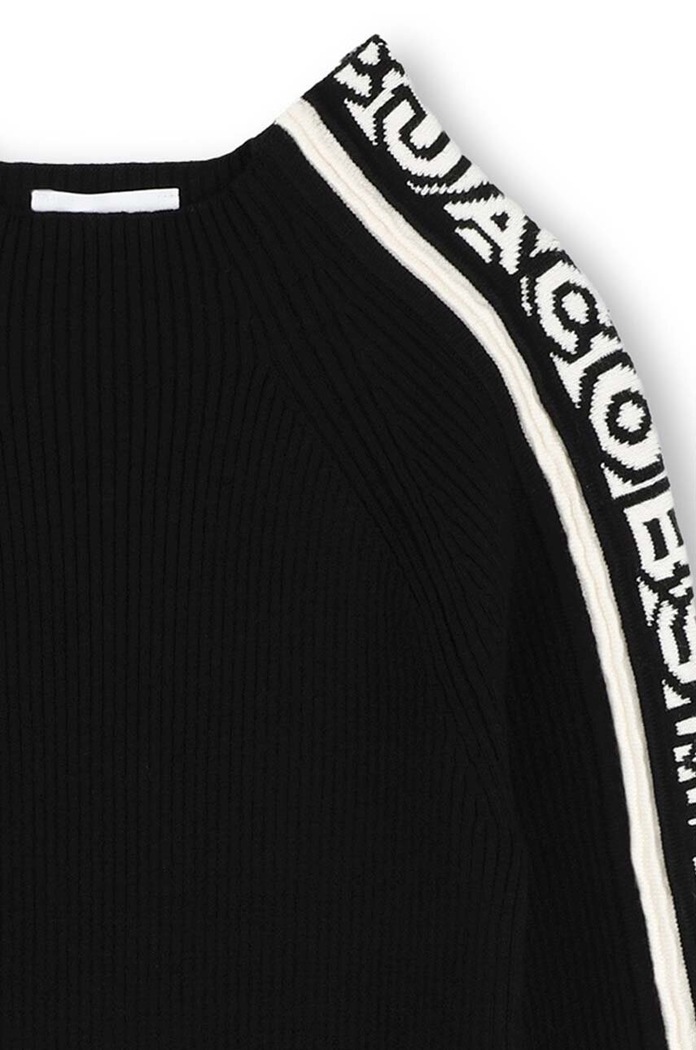Djevojčice Dječja hakjina s primjesom vune Marc Jacobs W60235.86.108 crna