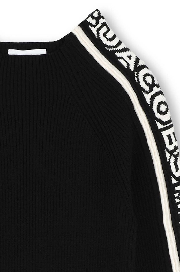 Djevojčice Dječja hakjina s primjesom vune Marc Jacobs W60235.86.108 crna
