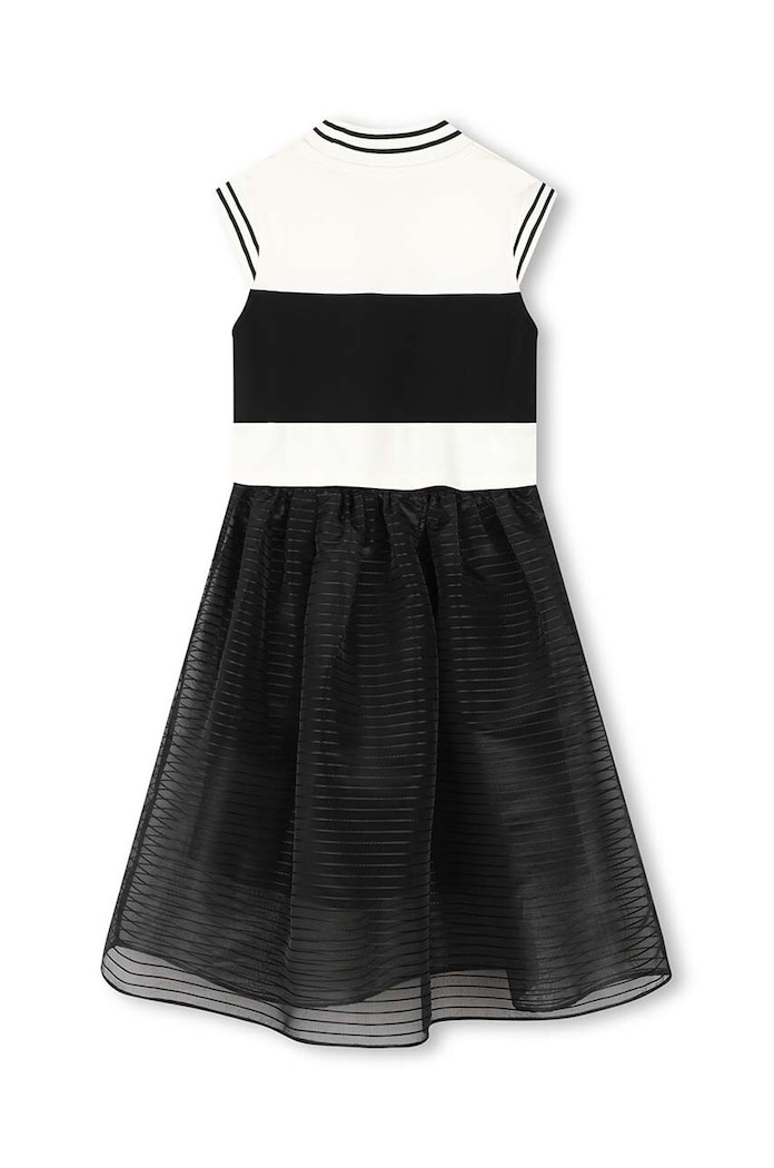 Dievčenské šaty Karl Lagerfeld Z30190.102.108 čierna AW24