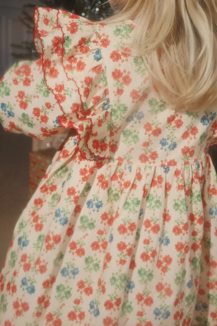 Konges Sløjd Dětské bavlněné šaty Konges Sløjd COEUR DRESS GOTS KS101933