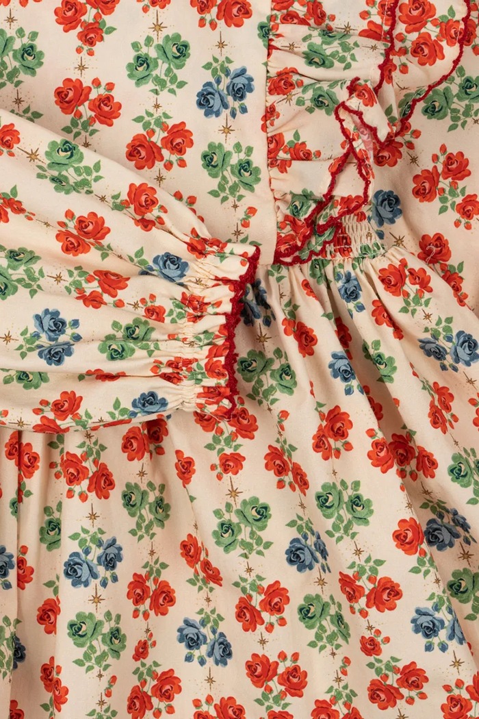 Konges Sløjd Dětské bavlněné šaty Konges Sløjd COEUR DRESS GOTS KS101933