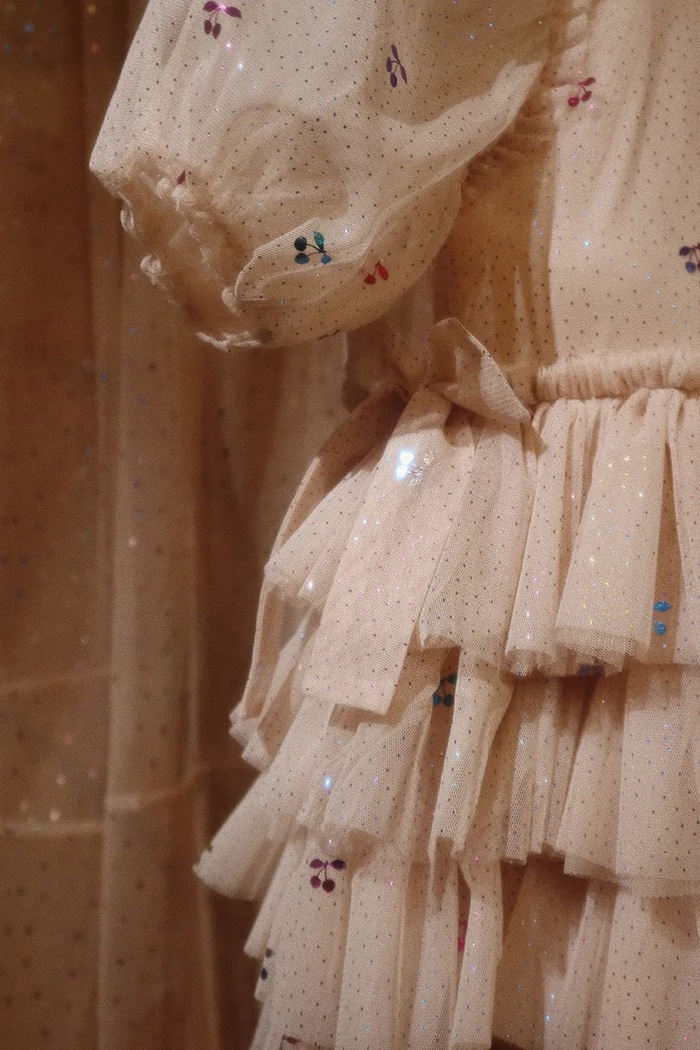 Dívčí šaty Konges Sløjd FAY DRESS GRS KS101971