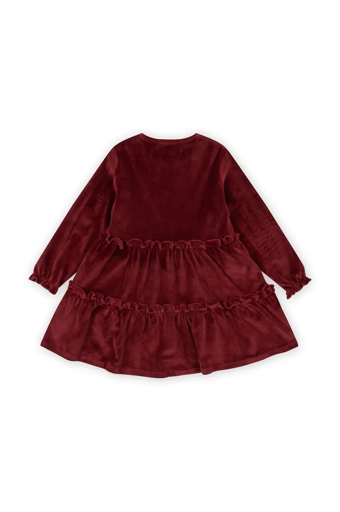 Konges Sløjd rochie fete JINGLE DRESS GRS KS101995 rosu AW24