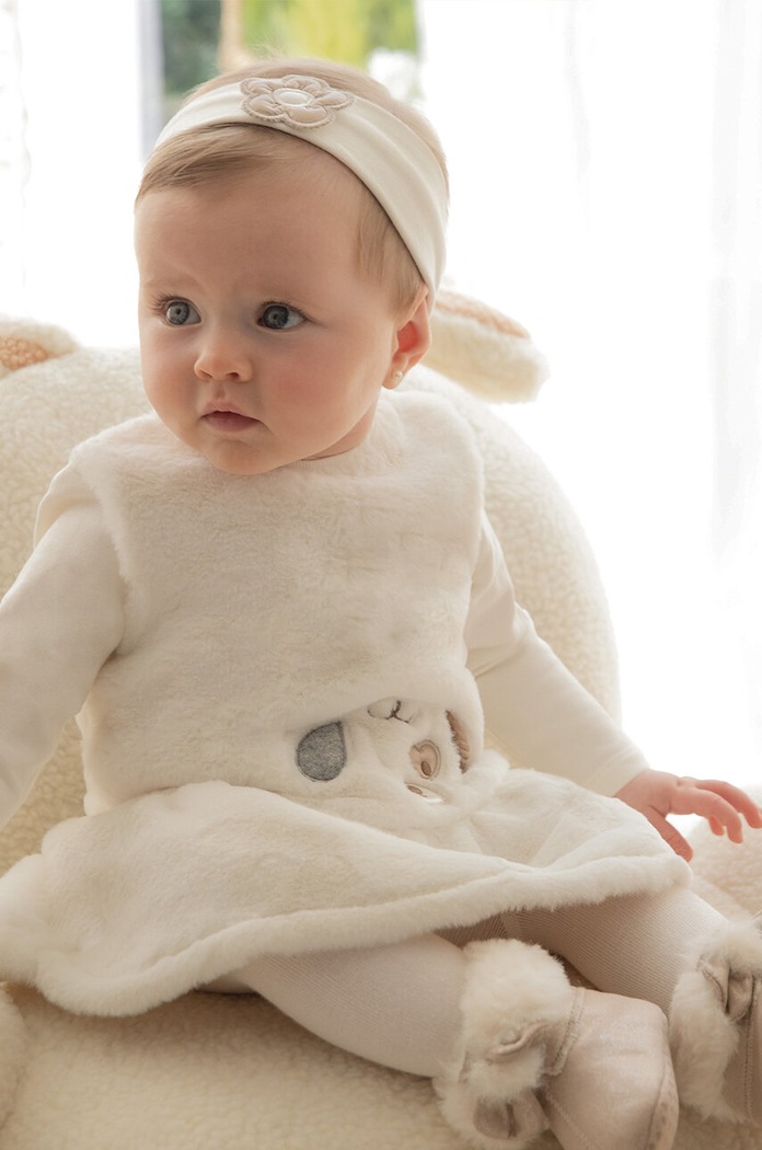 Mayoral Newborn vestito neonato mini beige 2890.2S.Newborn.9BYH
