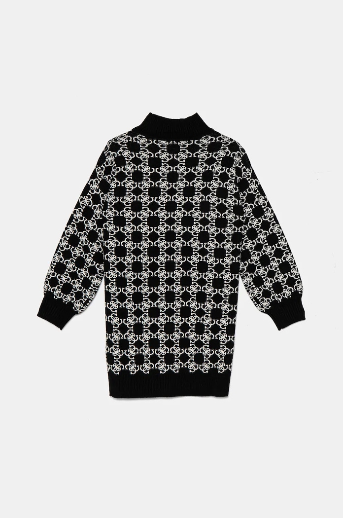Παιδικό φόρεμα από μαλλί Guess J4BK04.Z3K10.9BYH μαύρο AW24