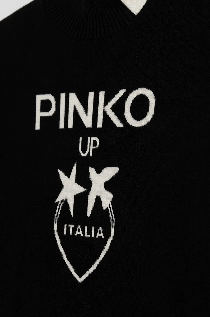 DÍVKA Dívčí šaty Pinko Up F4PIJGDR088 černá