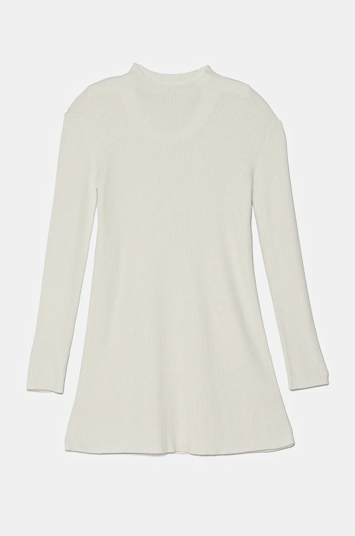 Dječja haljina United Colors of Benetton pletivo bež 1170CV006.G.Seasonal