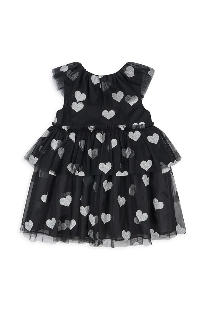 Dziewczynka Konges Sløjd sukienka dziecięca HALLOWEEN GLITTER DRESS KS102179 czarny