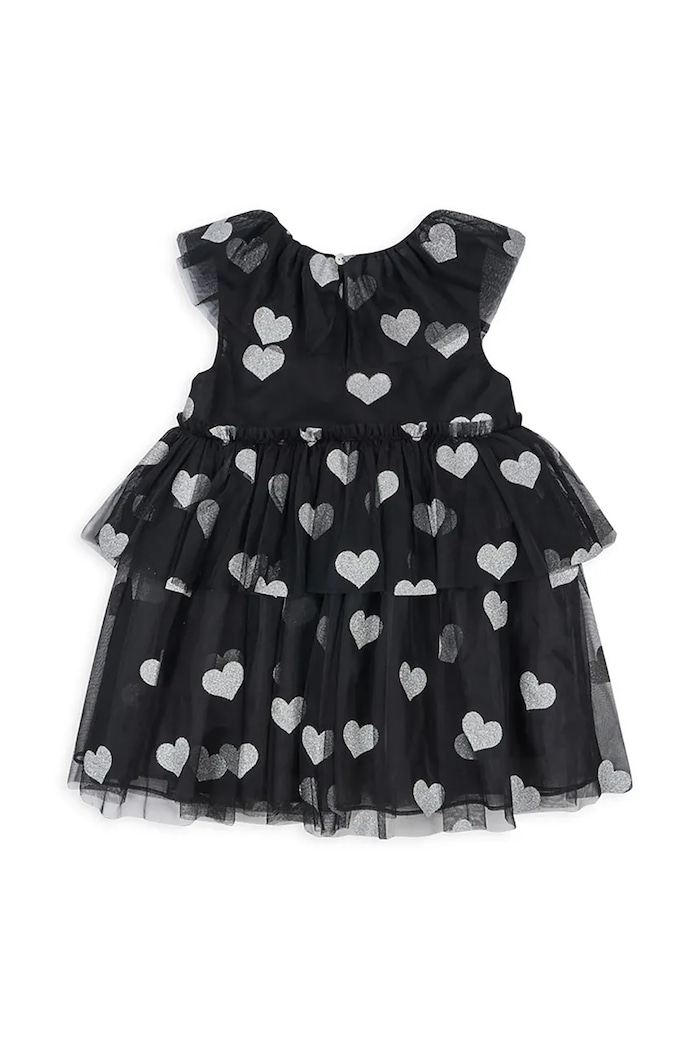 Dziewczynka Konges Sløjd sukienka dziecięca HALLOWEEN GLITTER DRESS KS102179 czarny