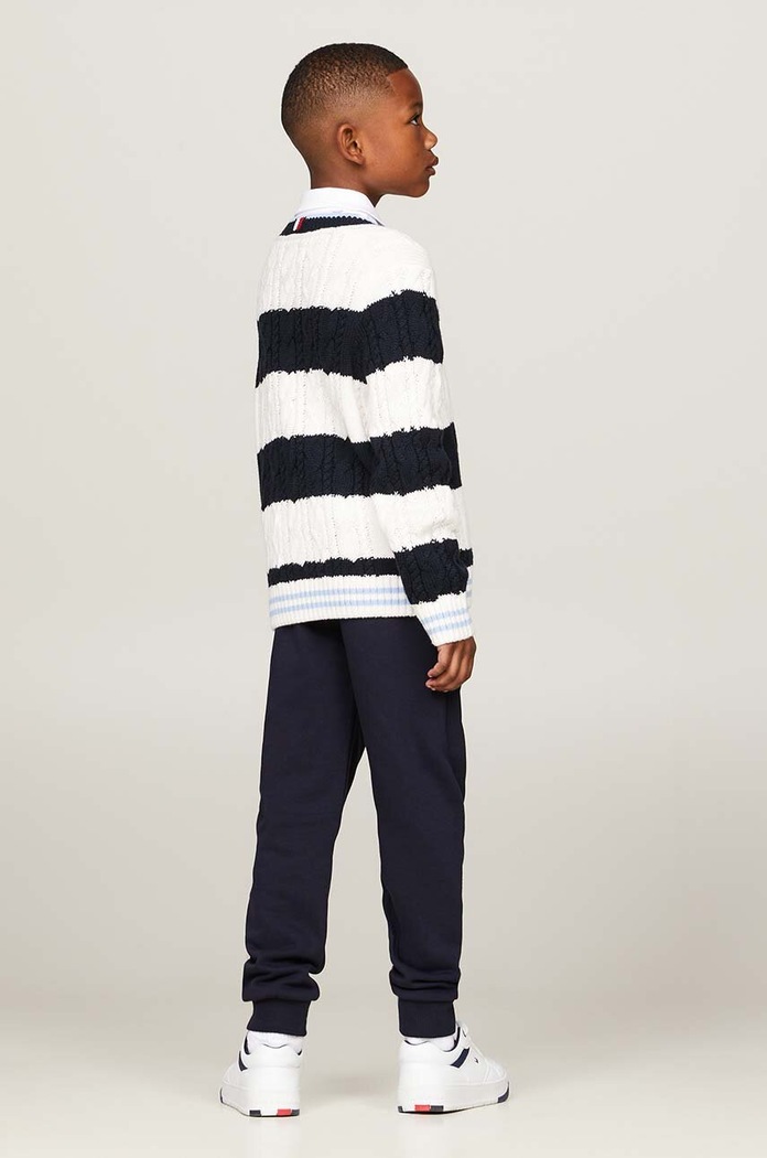 Tommy Hilfiger sweter dziecięcy KB0KB09075.9BYH.116.122 granatowy