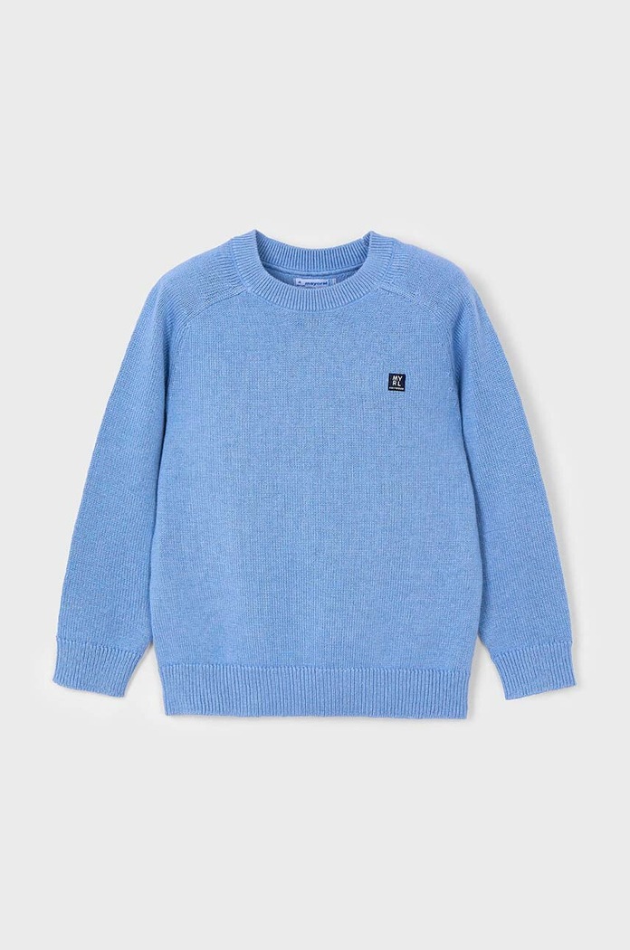 Mayoral sweter z domieszką wełny dziecięcy z domieszką wełny niebieski 311.5F.Mini.9BYH
