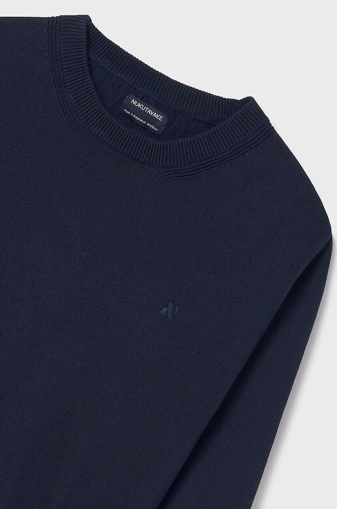 Mayoral sweter bawełniany dziecięcy 354.7C.Junior.9BYH turkusowy AW24