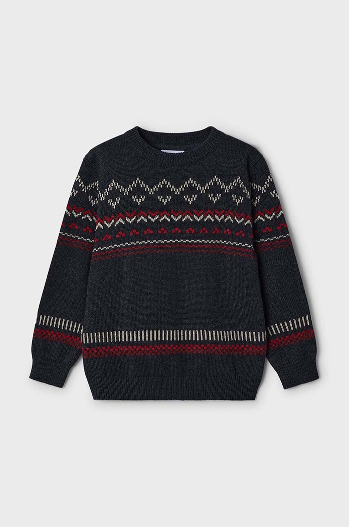 Mayoral sweter z domieszką wełny dziecięcy 4344.5B.Mini.9BYH czerwony AW24