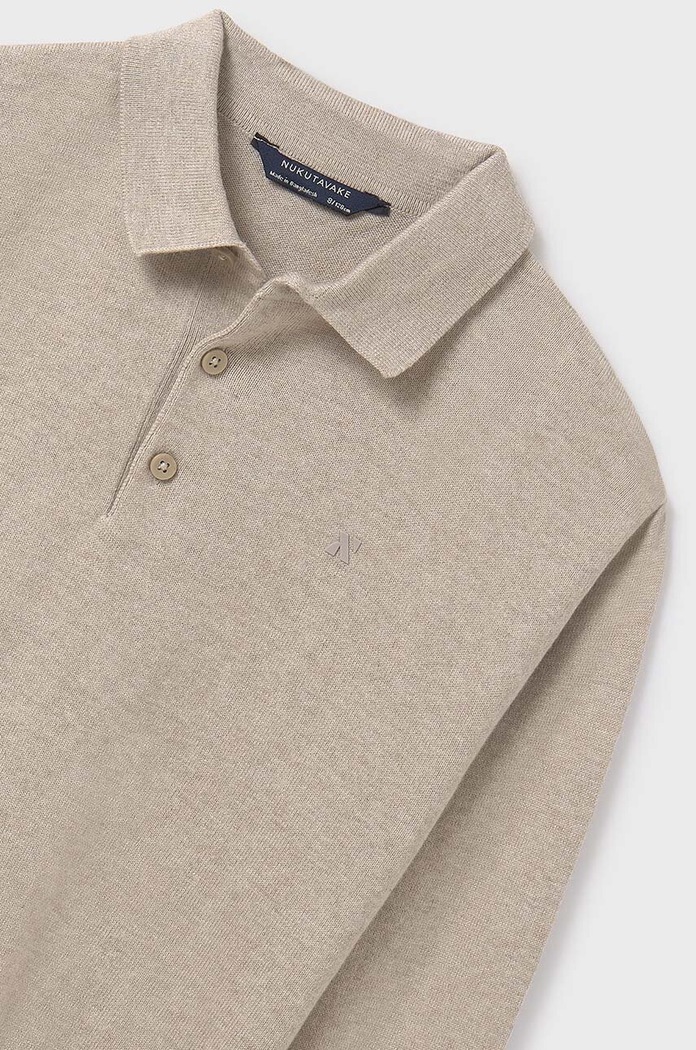 Mayoral sweter z domieszką wełny dziecięcy 7103.7C.Junior.9BYH beżowy AW24