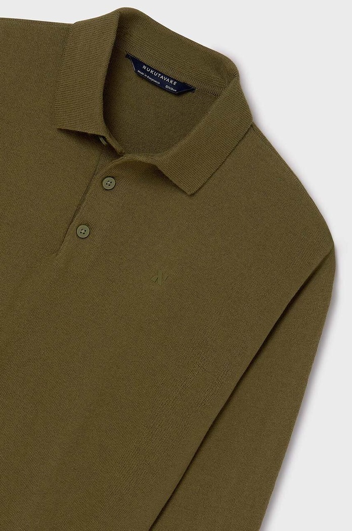Mayoral sweter z domieszką wełny dziecięcy 7103.7C.Junior.9BYH zielony AW24
