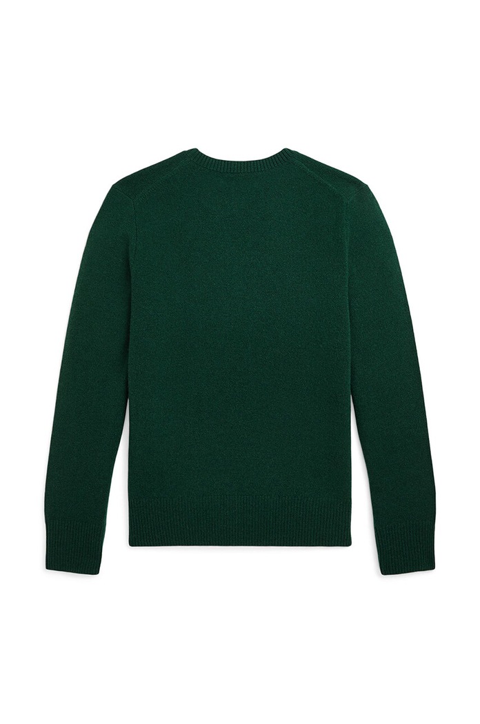 Polo Ralph Lauren sweter bawełniany dziecięcy 323951349003 zielony AW24