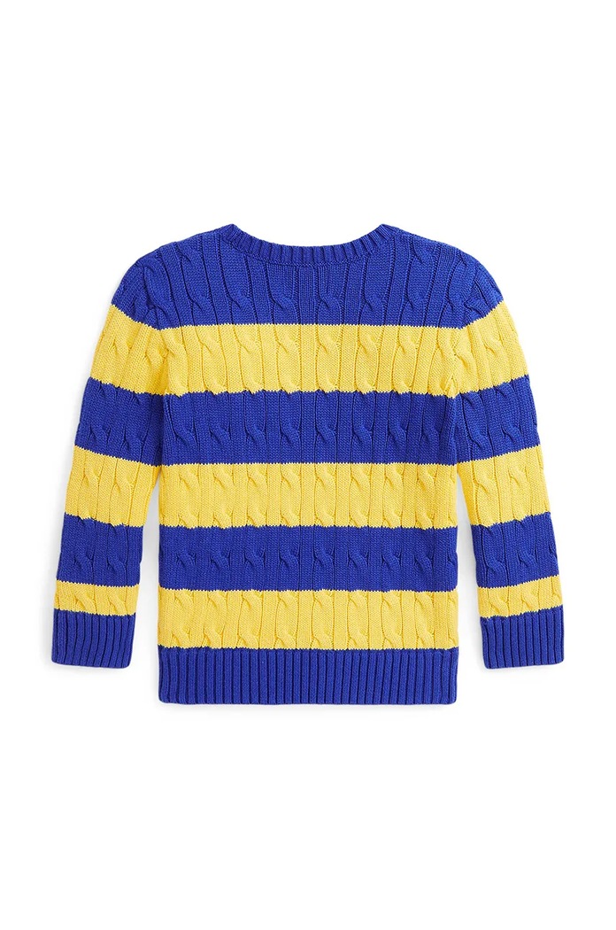Αγορίστικα Παιδικό βαμβακερό πουλόβερ Polo Ralph Lauren 322861966008 σκούρο μπλε