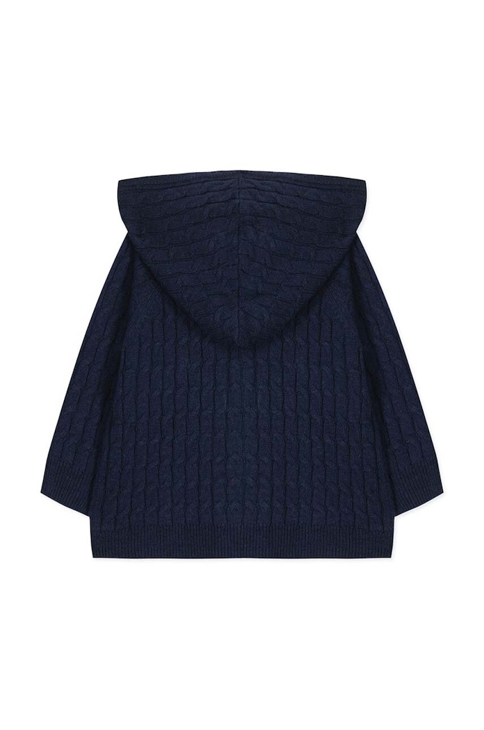 Tartine et Chocolat cardigan din amestec de lână pentru bebeluși TZ18021.67.74 bleumarin AW24