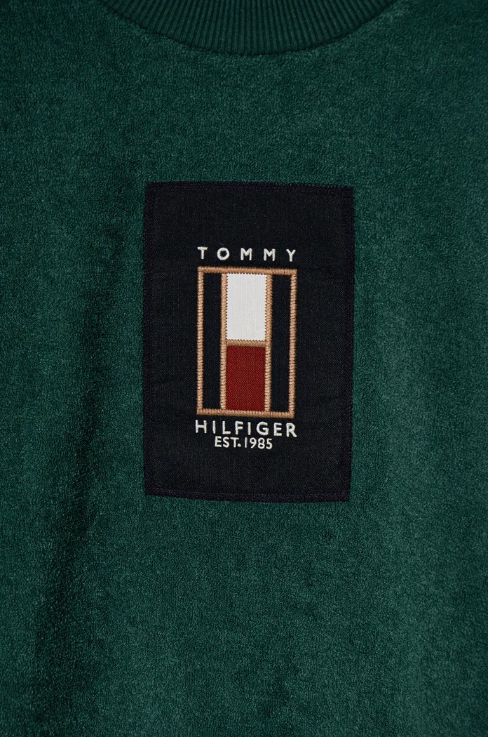 CHLAPEC Dětský svetr Tommy Hilfiger KB0KB09186.9BYH.128.176 zelená